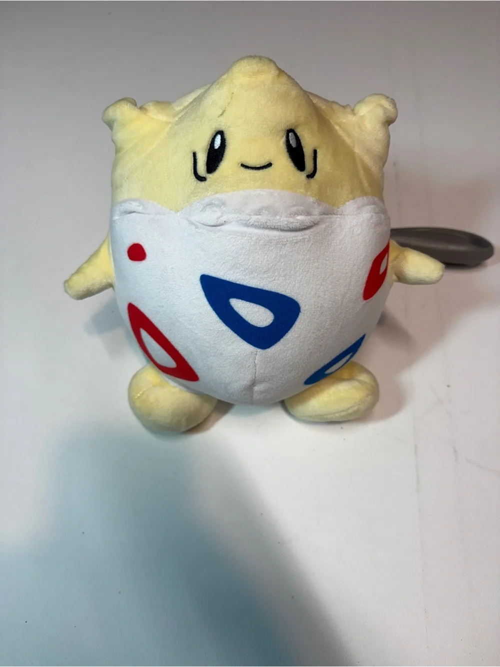 Pokemon Togepi Plush - Yellow, White with Red & Blue Accents
